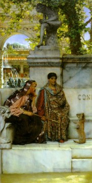 In the Time of Constantine Romantic Sir Lawrence Alma Tadema Oil Paintings